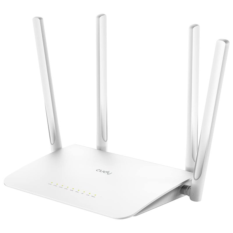 Cudy AC1200 Gigabit WiFi Router(WR1300), Dual Band MU-MIMO Wireless Internet Router, 4 x Antennas, VPN, Guest WiFi and AP Mode, Long Range Coverage - Image 1